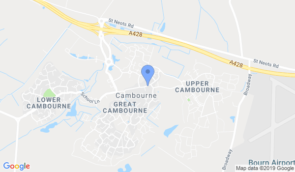 Associated Karate Schools - Cambourne Karate School location Map