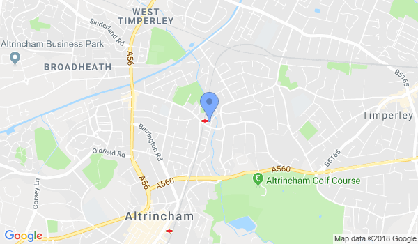 Altrincham Atlantic Martial Arts location Map