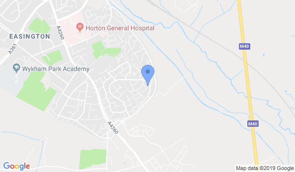 Banbury Shukokai karate centres location Map