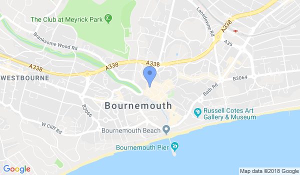 Bournemouth Bujinkan Dojo location Map