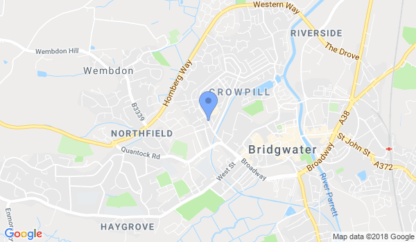 Bridgwater Bushi Karate Club location Map