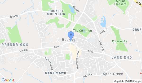 Buckley Ju jitsu club (KJJAUK) location Map