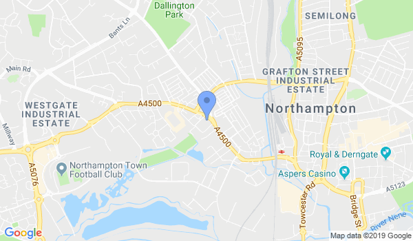 Bujinkan Budo Taijutsu Northampton location Map