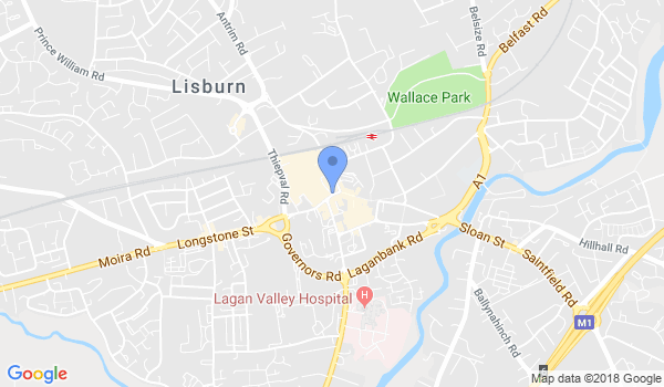 Bushido Shotokan Karate - Lisburn location Map