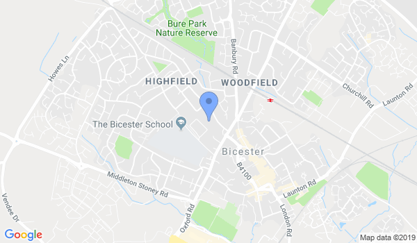 Bytomic Tae Kwon Do Bicester location Map