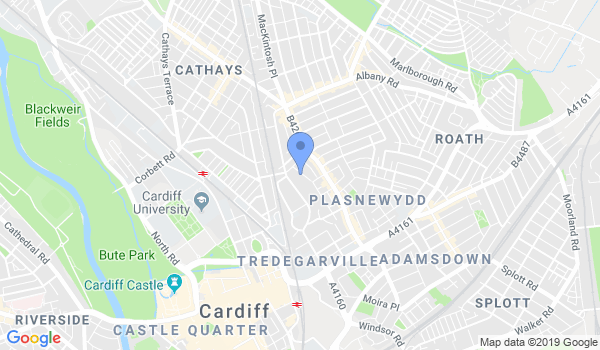 Cardiff Shorinji Kempo Dojo location Map