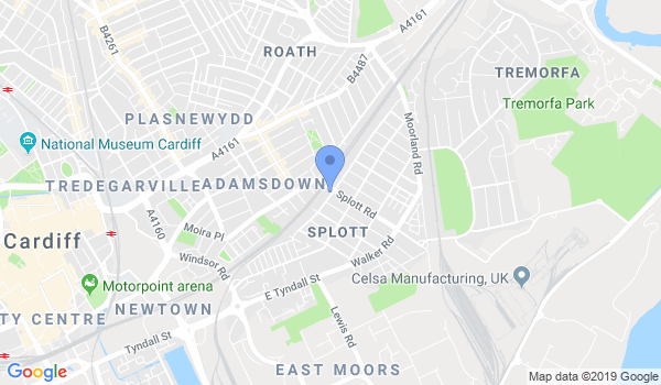 Cardiff Self Defence (Total Body Defence Ju Jitsu) location Map
