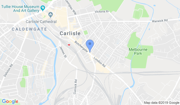 Carlisle Taekwondo School location Map