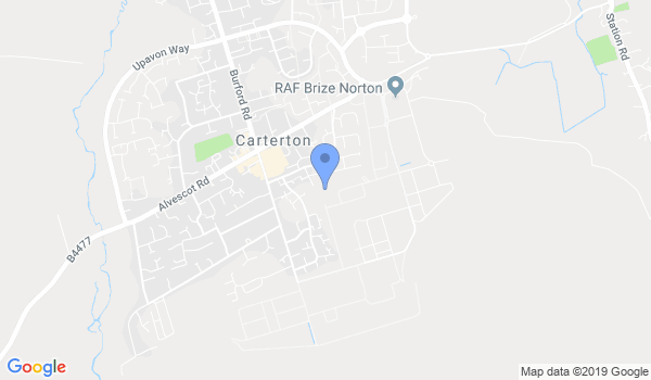 Carterton Martial Arts, Tae Kwon-Do and Self Defence location Map