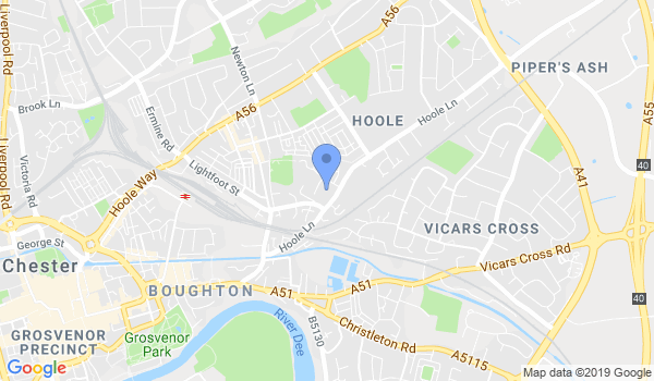 Chester Aikido Club location Map