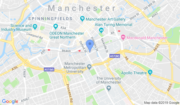Ching Mo wing Chun Manchester location Map