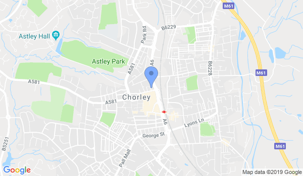Chorley Budo Aikido location Map