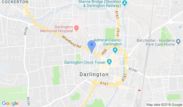 Darlington Boxing & Martial Arts Academy location Map