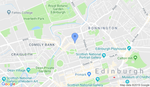 Edinburgh Jitsu location Map