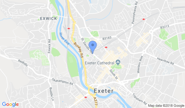 Exeter Aikido location Map