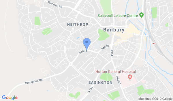 Freestyle Martial Arts Banbury location Map