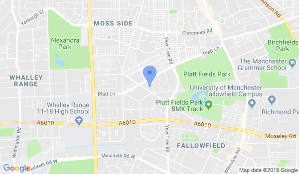 GKR Karate Fallowfield location Map