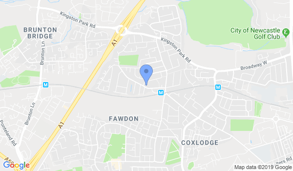 GKR Karate Fawdon location Map