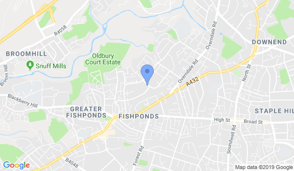 GKR Karate - Fishponds location Map