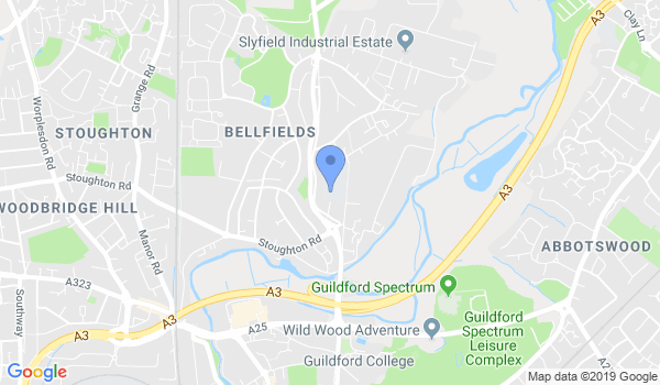 GKR Karate - Guildford Central location Map