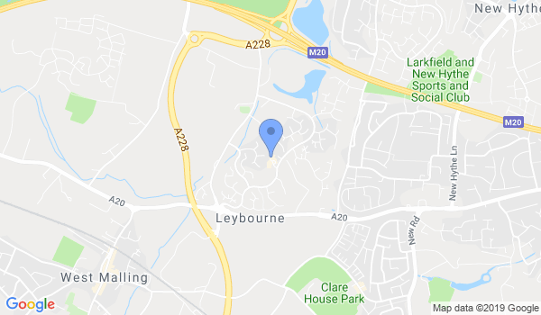 GKR Karate Leybourne location Map