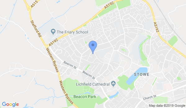 GKR Karate - Lichfield location Map