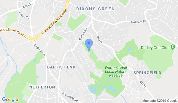 GKR Karate - Netherton location Map