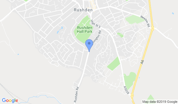 GKR Karate Rushden Highfield location Map