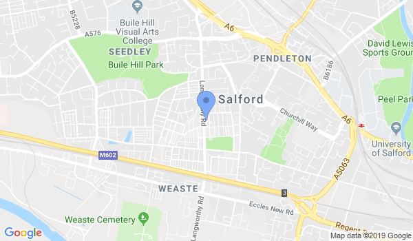 GKR Karate Salford location Map