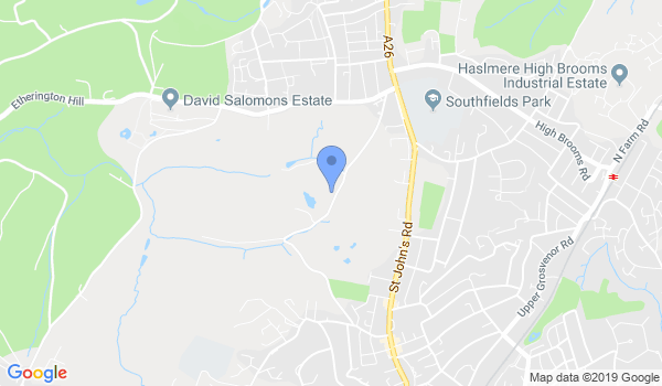 GKR Karate Tunbridge Wells location Map
