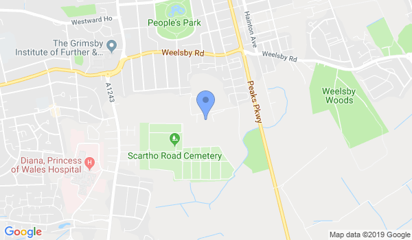 GKR Karate Weelsby location Map