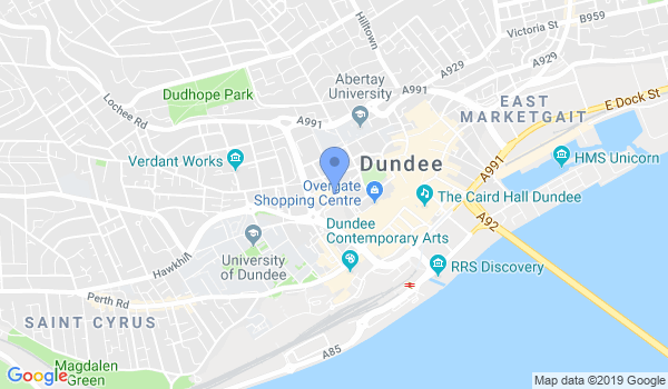 GoJu Ryu Karate Dundee location Map