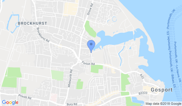 Gosport Wing Chun location Map