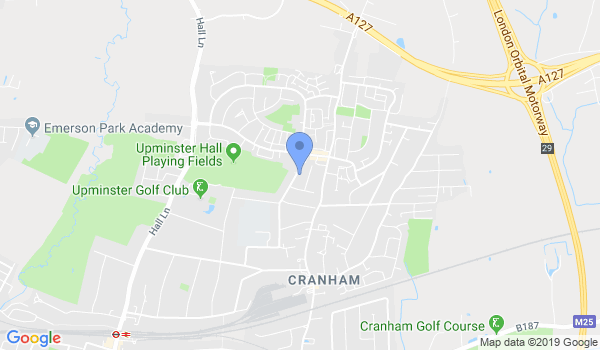 Gracie Barra Upminster location Map