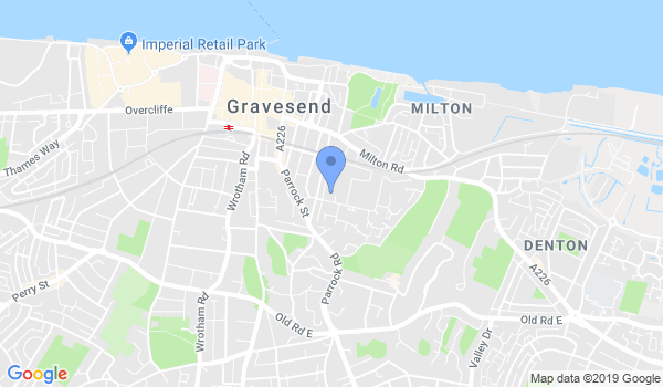 Gravesend & Medway Martial Arts location Map