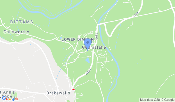 Gunnislake Karate Club location Map