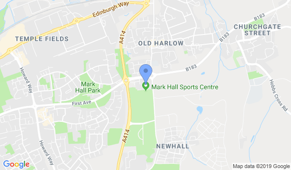 Hando Ju Jitsu Club Harlow location Map
