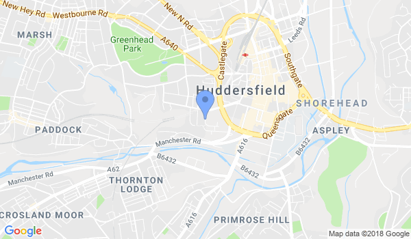 Huddersfield Shukokai location Map