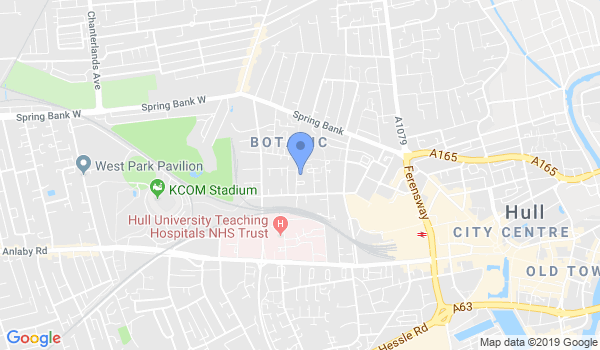 Hull shukokai karate club location Map