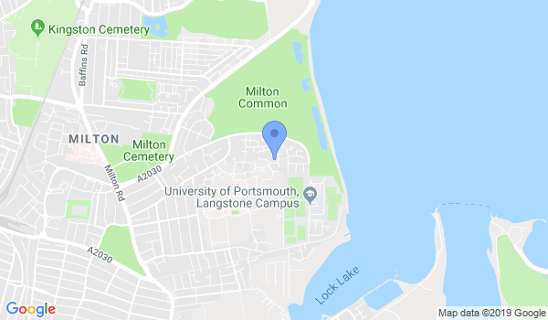 School Judo Portsmouth location Map