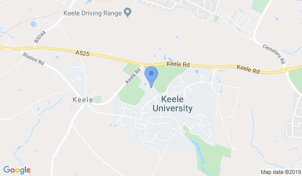 Keele University Koryukan location Map