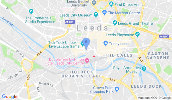 Krav Maga Leeds location Map