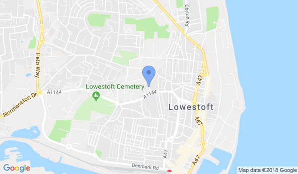 Kuk Sool Won of Lowesoft location Map