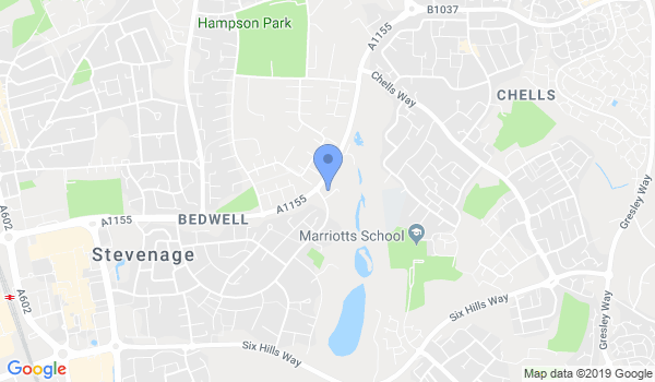 Matsuri Dojo Stevenage location Map