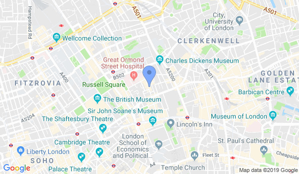 Mei Quan Academy of Tai Chi (Holborn) location Map