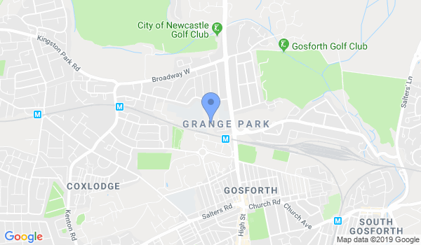 Newcastle Self Defense location Map