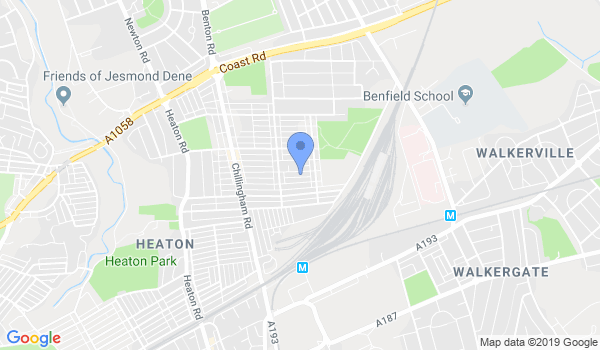 Newcastle Shotokai Karate Club location Map