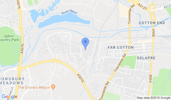 Northampton Wado Ryu Karate Club location Map