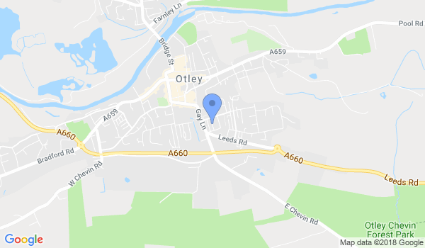 Otley Health And Martial Arts Centre location Map