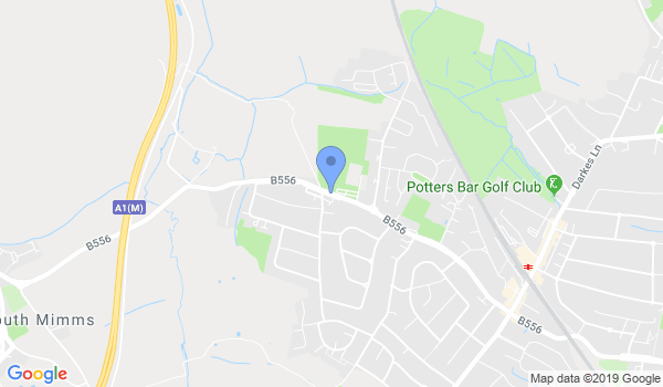 Potters Bar Karate Club location Map